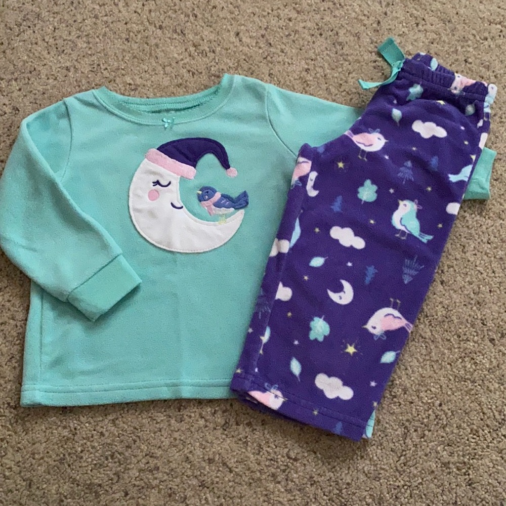 Two Piece Fleece Bird Pajamas